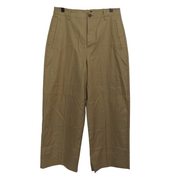 Banana Republic Womens Sz 6 Khaki Tan Wide Leg High Rise Pants Soft Cargo - Picture 1 of 7